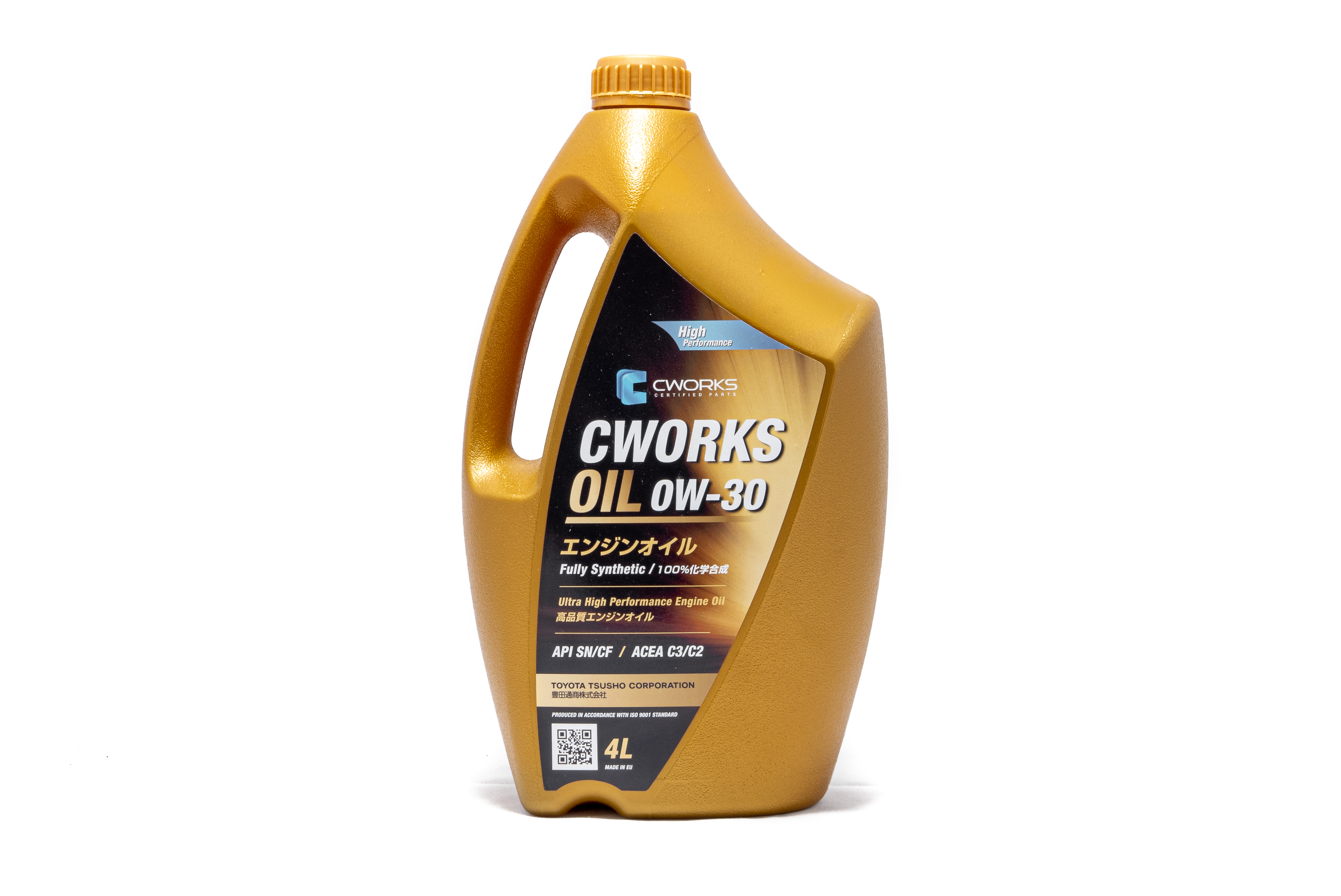 A130R5004 — Масло моторное CWORKS OIL 0W-30 C3, 4L CWORKS