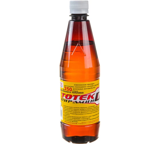 PIRD05250 — Очиститель форсунок дизельного двигателя тотек пираминд на 250 л, 0.5л PIRD05250 ТОТЕК