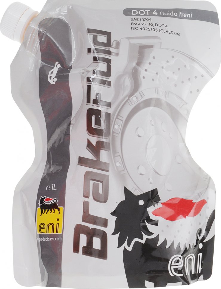165583 — ENI BREAKE FLUID DOT4 (1л)  (12шт) ENI