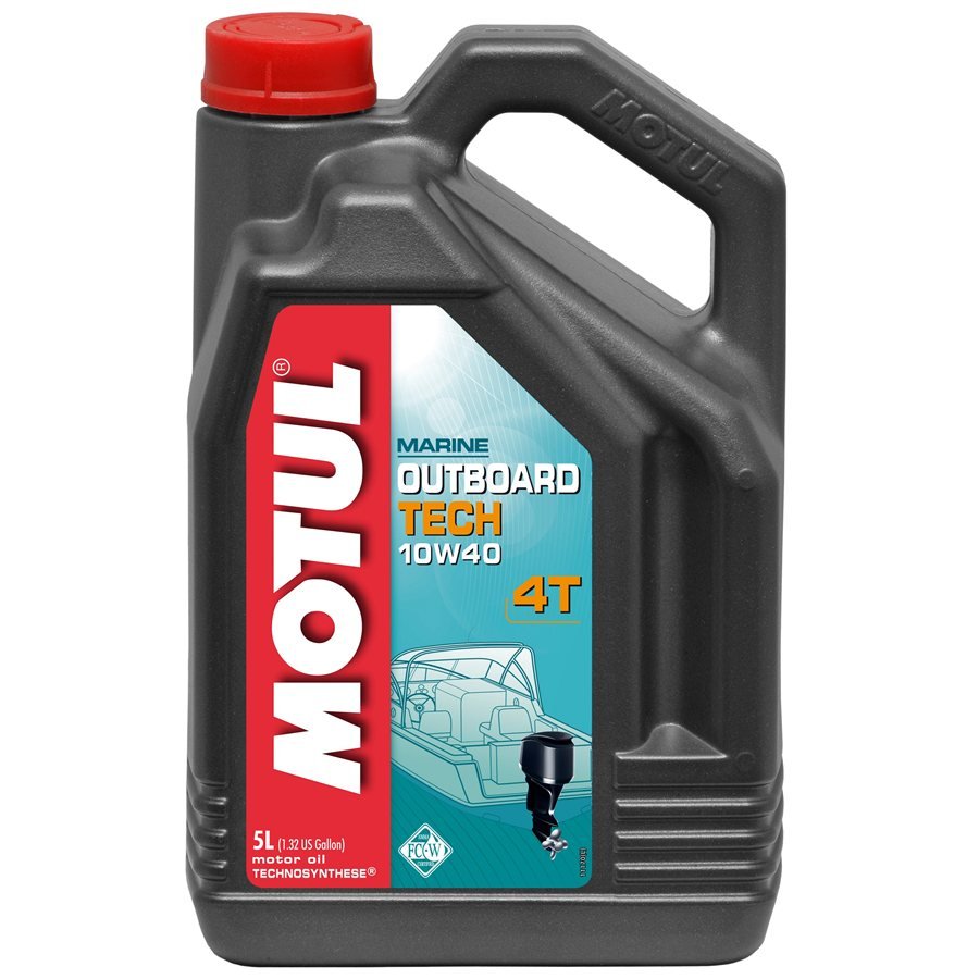 106354 — Масло моторное 10W-40 Полусинтетическое для лодки 4Т MOTUL