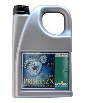 301962 — MOTOREX масло трансмиссионное GEAR OIL PRISMA ZX SAE 75W/90 GL4 5 (4л) MOTOREX