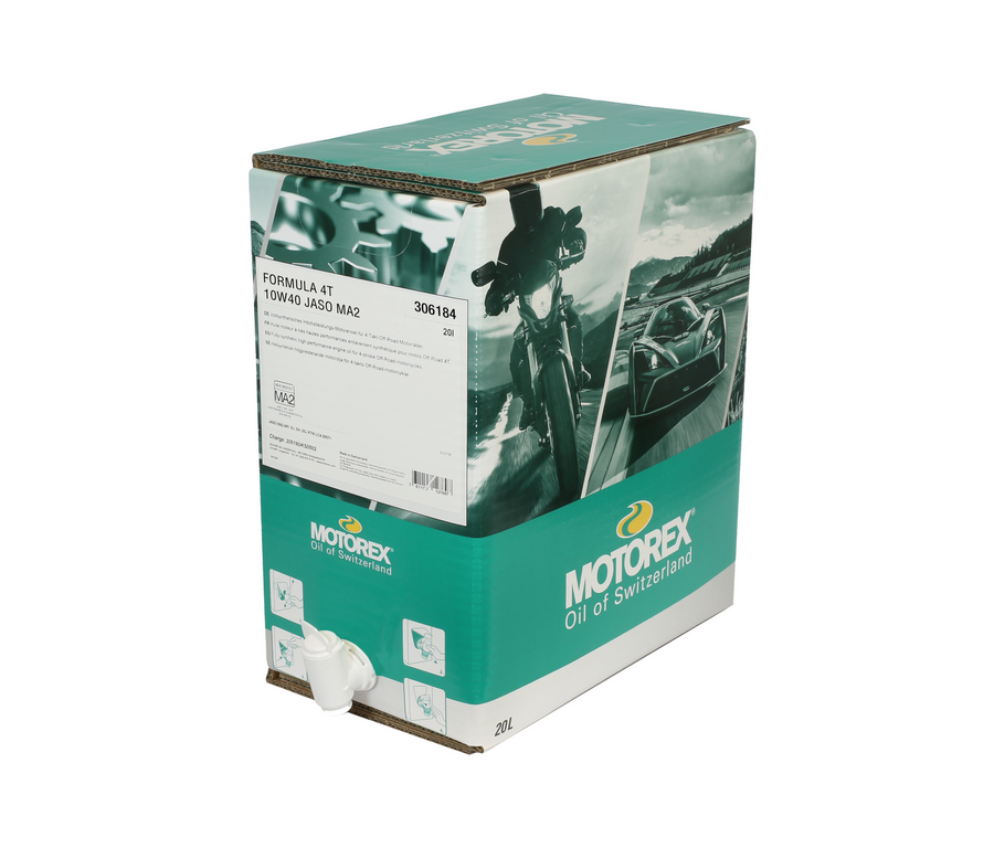 306184 — MOTOREX мото масло моторное FORMULA 4T 10W/40 (20л.) MOTOREX