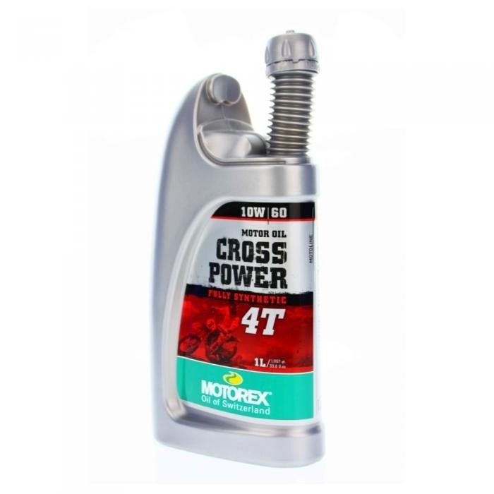 308242 — Масло моторное CROSS POWER 4T SAE 10W/60 JASO MA2 1 л MOTOREX