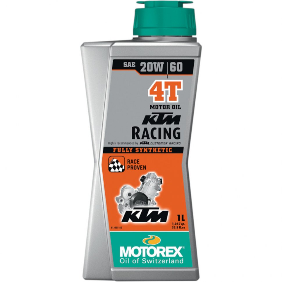 308246 — Масло моторное KTM RACING 4T SAE 20W/60 1 л MOTOREX