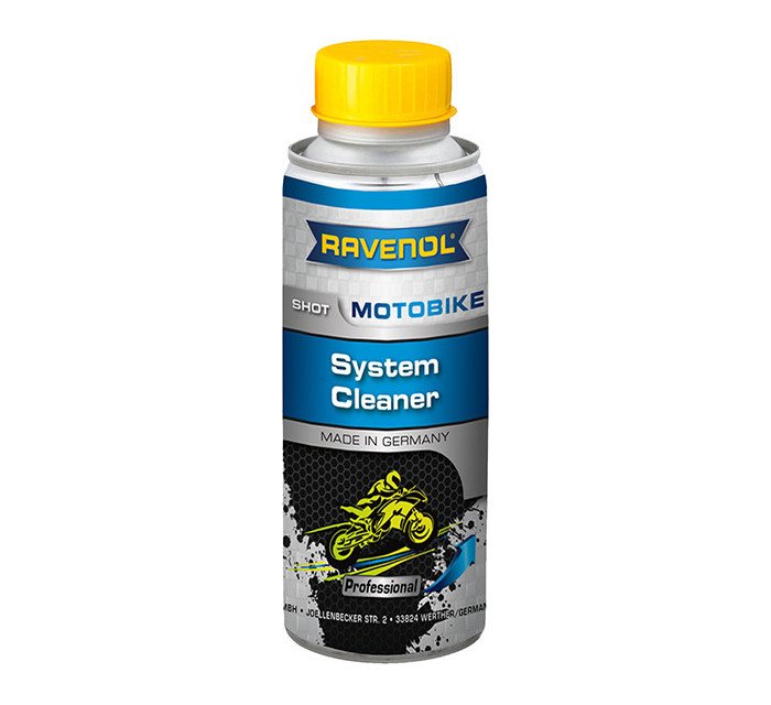 139040110005999 — Топливная присадка для мототехники RAVENOL MOTOBIKE SYSTEM CLEANER SHOT (0.1л) RAVENOL