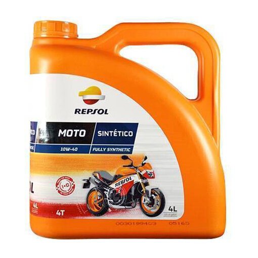 6019R — Масло REPSOL MOTO SINTETICO 4T 10W40 (4л) REPSOL