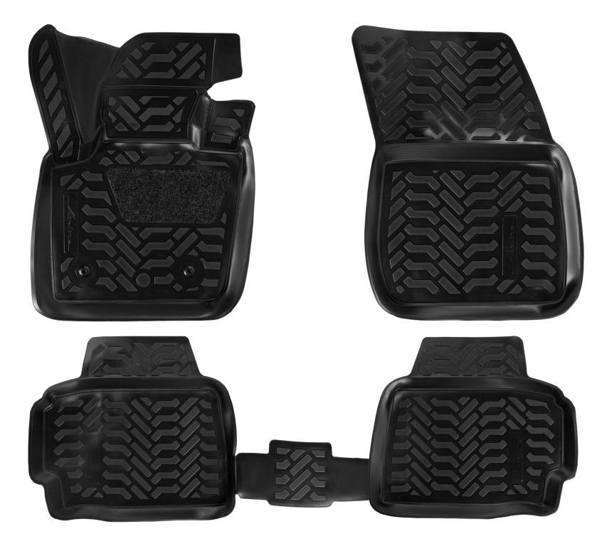 ACMPS31 — Ковры в салон (3D с подпятником) Ford Mondeo SD (2015-) компл. 4 шт., высокий борт, полимерные, черн AIRLINE