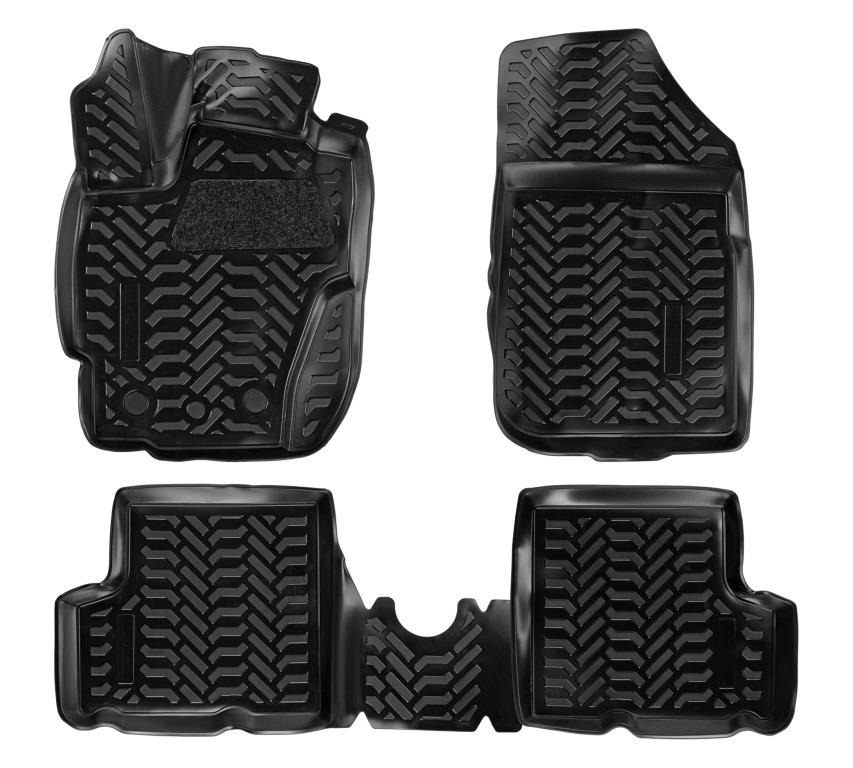 ACMPS55 — Ковры в салон (3D с подпят.) для Renault Duster (рест.)/Kaptur 4WD (15-) компл. 4 шт., (крепеж), выс AIRLINE
