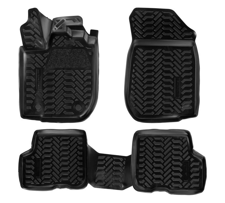 ACMPS58 — Ковры в салон (3D с подпят.) для Renault Sandero II/Stepway (14-) компл. 4 шт., (крепеж), выс. борт, AIRLINE