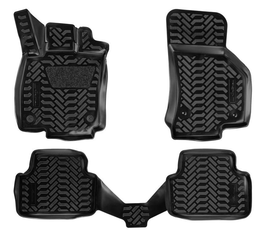 ACMPS60 — Ковры в салон (3D с подпятником) Skoda Octavia (A7) (2013-) компл. 4 шт., (крепеж), высокий борт, по AIRLINE