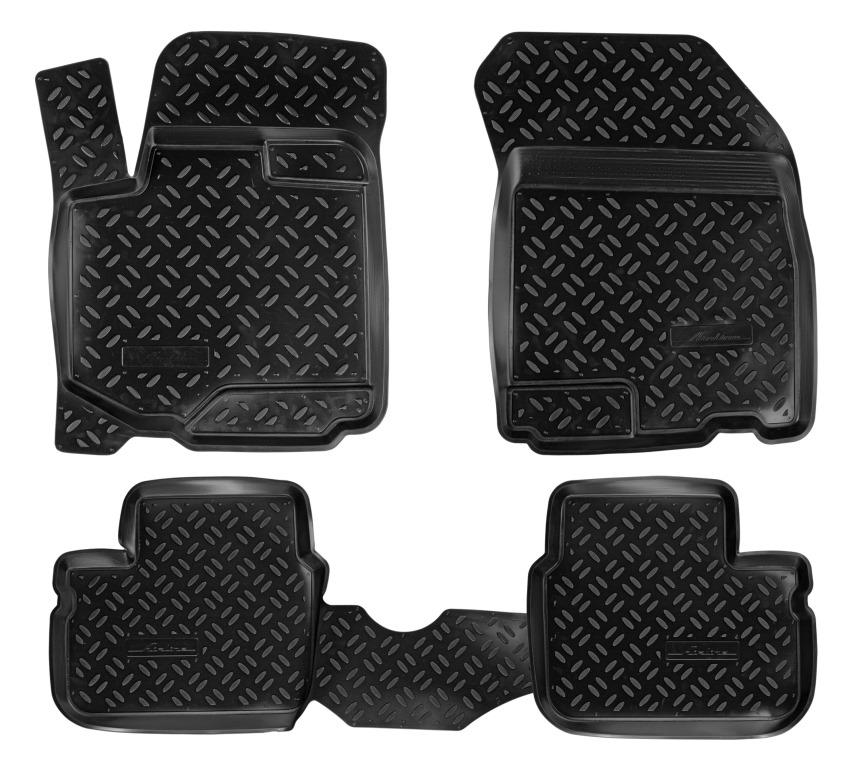 ACMPS64 — Ковры в салон для Suzuki SX4 I Classic (06-, 10-) компл. 4 шт., выс. борт, полимер., черн. AIRLINE