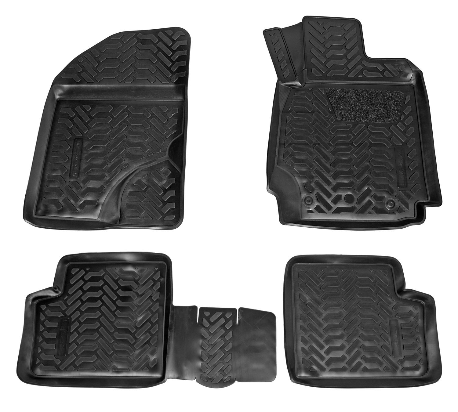 ACMPS79 — Ковры для Toyotа Corolla (00-07)(RHD), 4 шт., выс.борт, 3D с подпятником, ТЭП, черн. (ACM-PS-79) AIRLINE