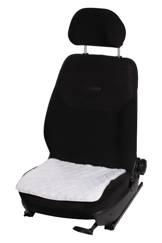 AFCA01 — Накидка (подушка) из искусственного меха на сиденье, белая с коротким ворсом, 1 шт. AIRLINE