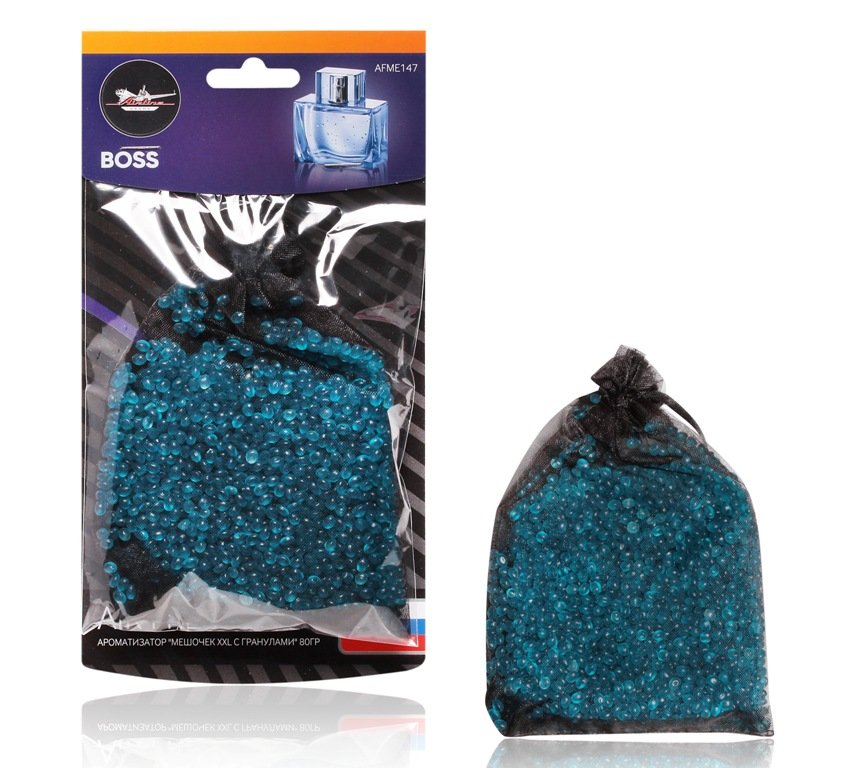 AFME147 — Ароматизатор мешочек XXL с гранулами 80гр BOSS AFME147 AIRLINE
