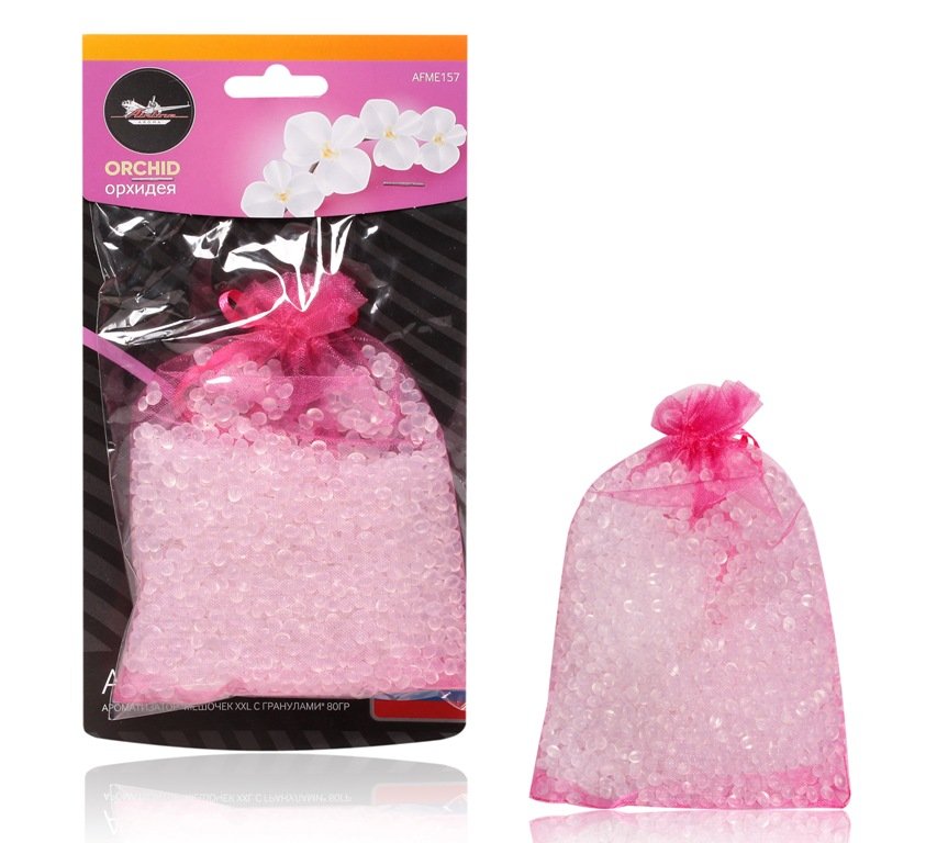 AFME157 — Ароматизатор мешочек XXL с гранулами 80гр арбузная свежесть (AIRLINE) AIRLINE