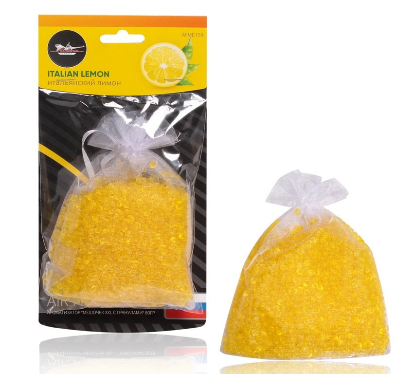 AFME159 — Ароматизатор мешочек XXL с гранулами 80гр арбузная свежесть (AIRLINE) AIRLINE