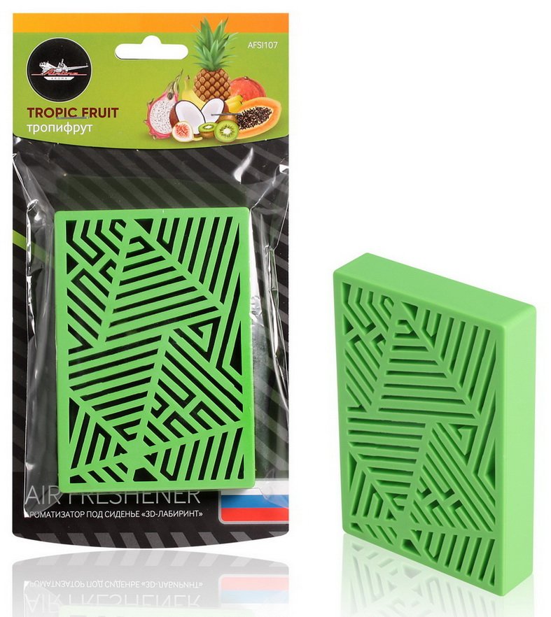 AFSI107 — Ароматизатор под сиденье пластик 3Dлабиринт BOSS (AIRLINE) AIRLINE