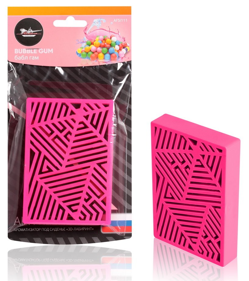 AFSI111 — Ароматизатор под сиденье пластик 3Dлабиринт BOSS (AIRLINE) AIRLINE