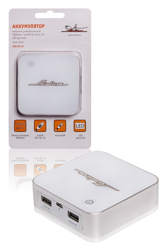 APB0803 — Аккумулятор внешний универсальный 10 000MAH (TYPE C) LECAR AIRLINE