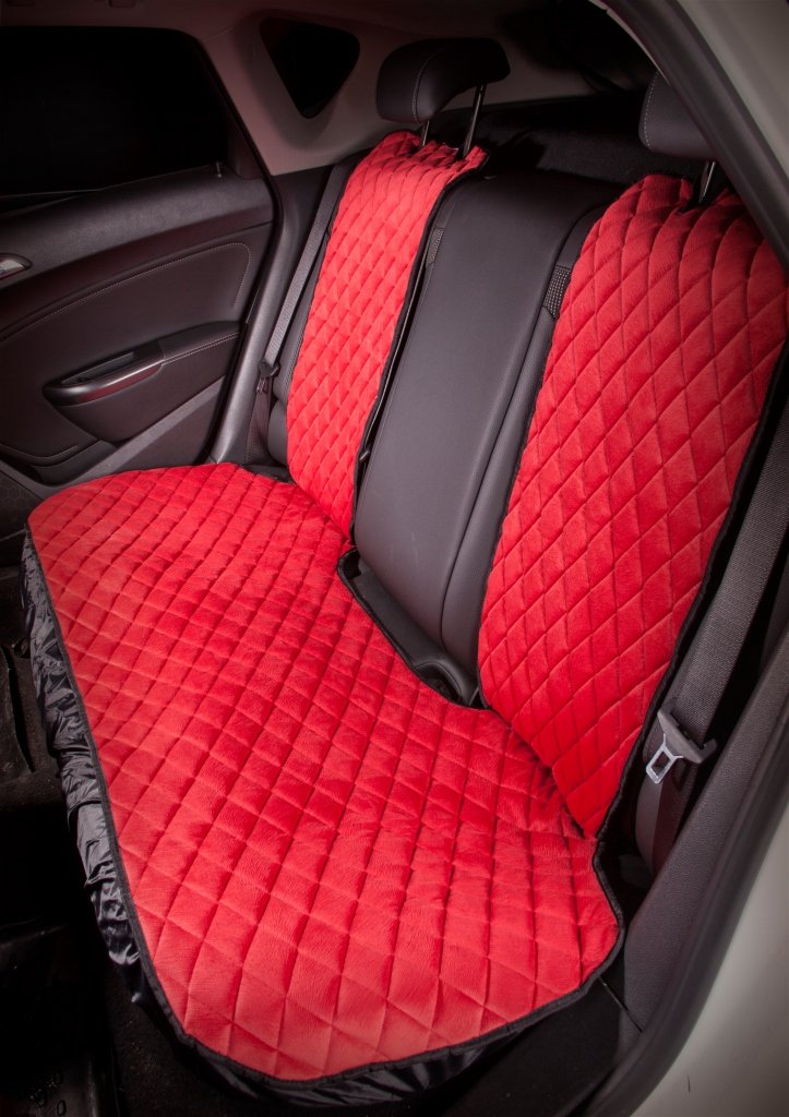 ASCB04 — Накидка Алькантара, задняя (3 предмета), красная AIRLINE