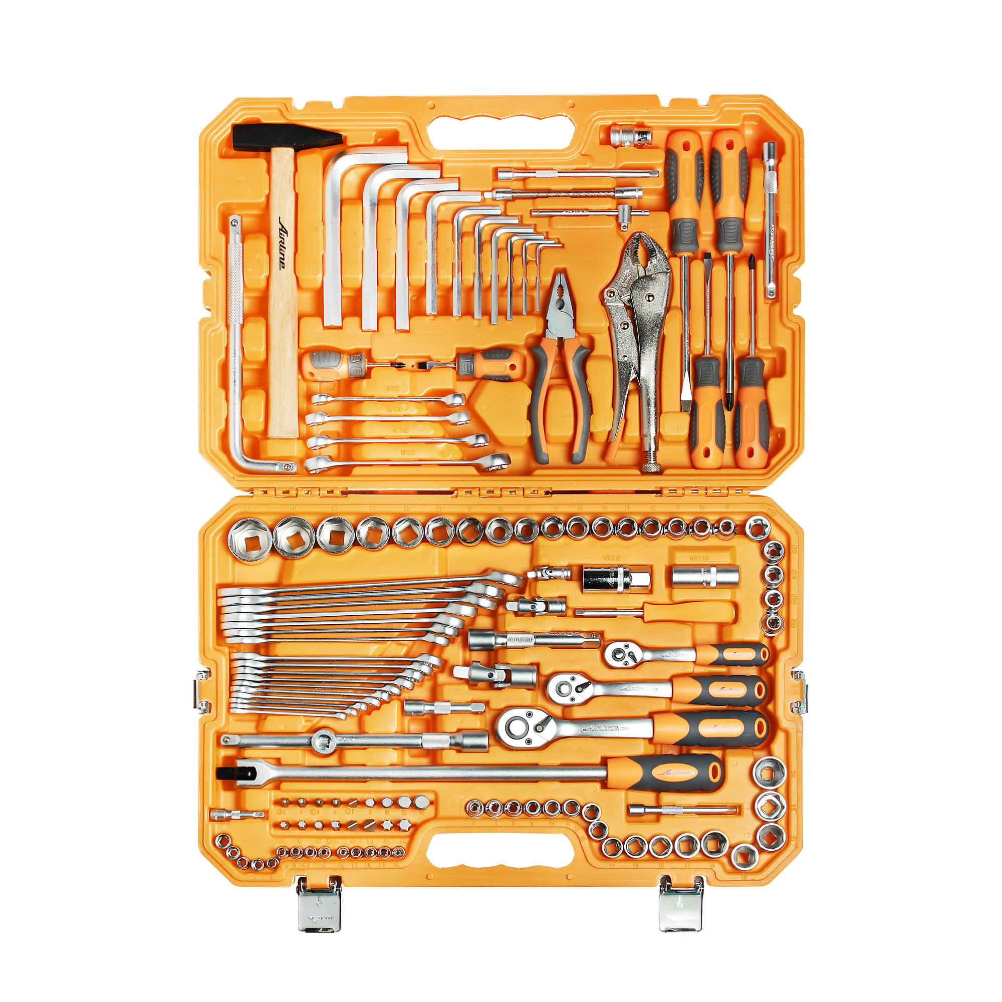 AT13209 — Набор инструментов универсальный 132 предмета пласт.кейс AIRLINE