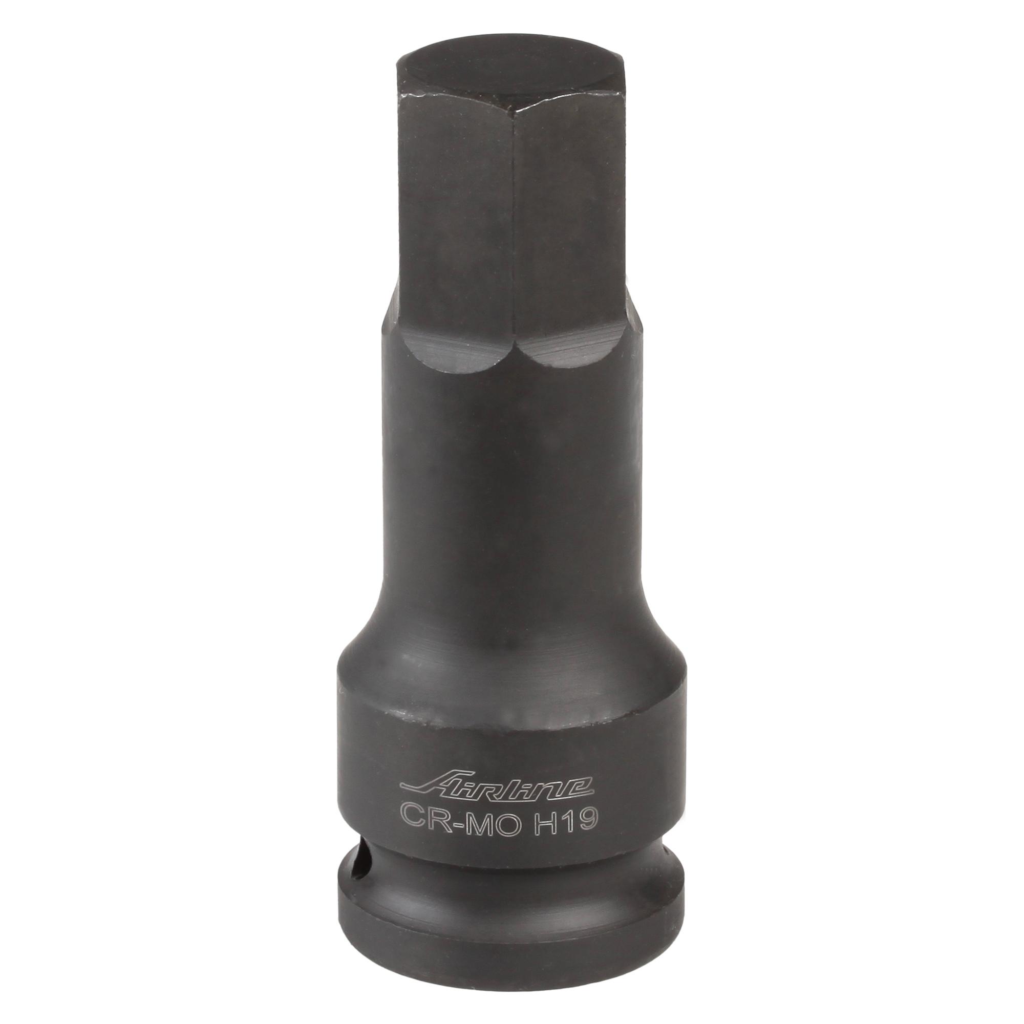ATAS016 — Головка ударная торцевая 1/2 DR внешний шестигранник H19 (ATAS016) AIRLINE