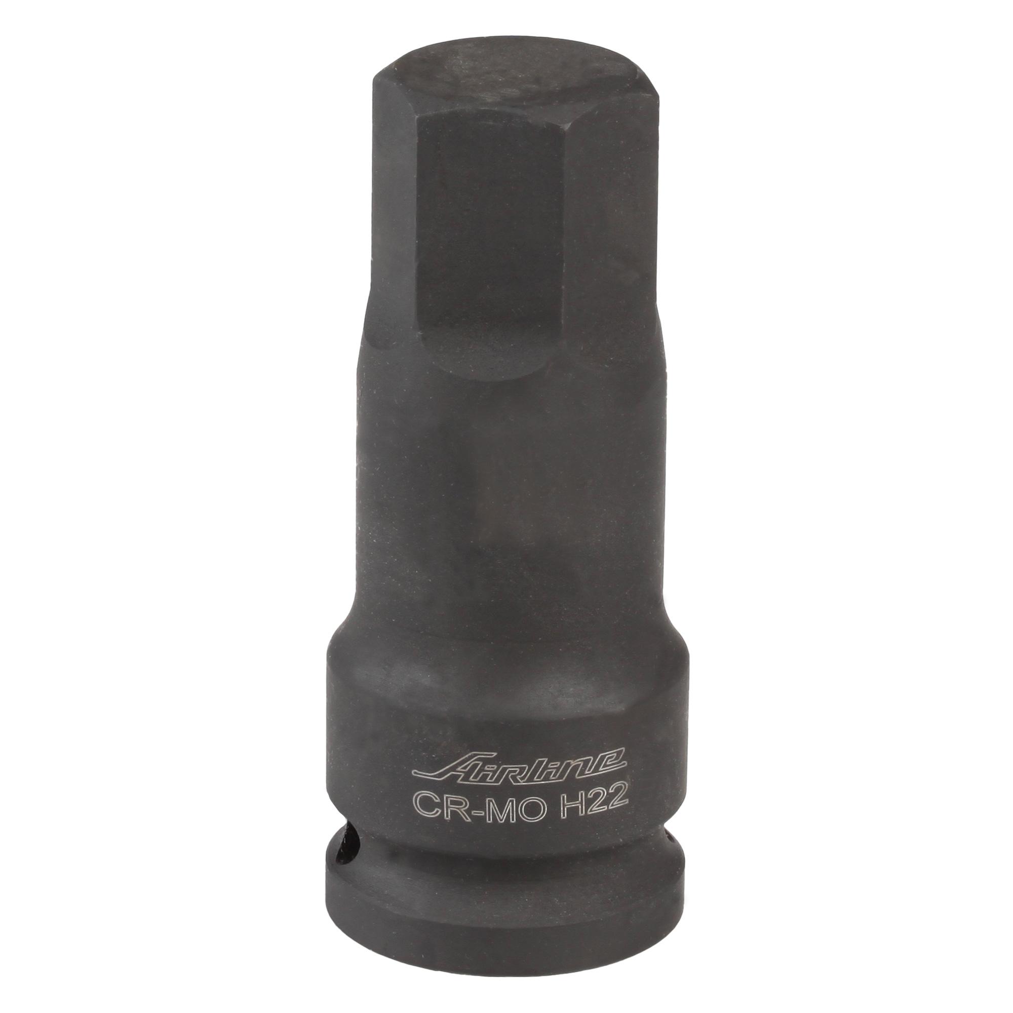 ATAS018 — ГОЛОВКА УДАРНАЯ ТОРЦЕВАЯ 1/2DR ВНЕШНИЙ ШЕСТИГРАННИК H22, L=78ММ (ATAS018) AIRLINE