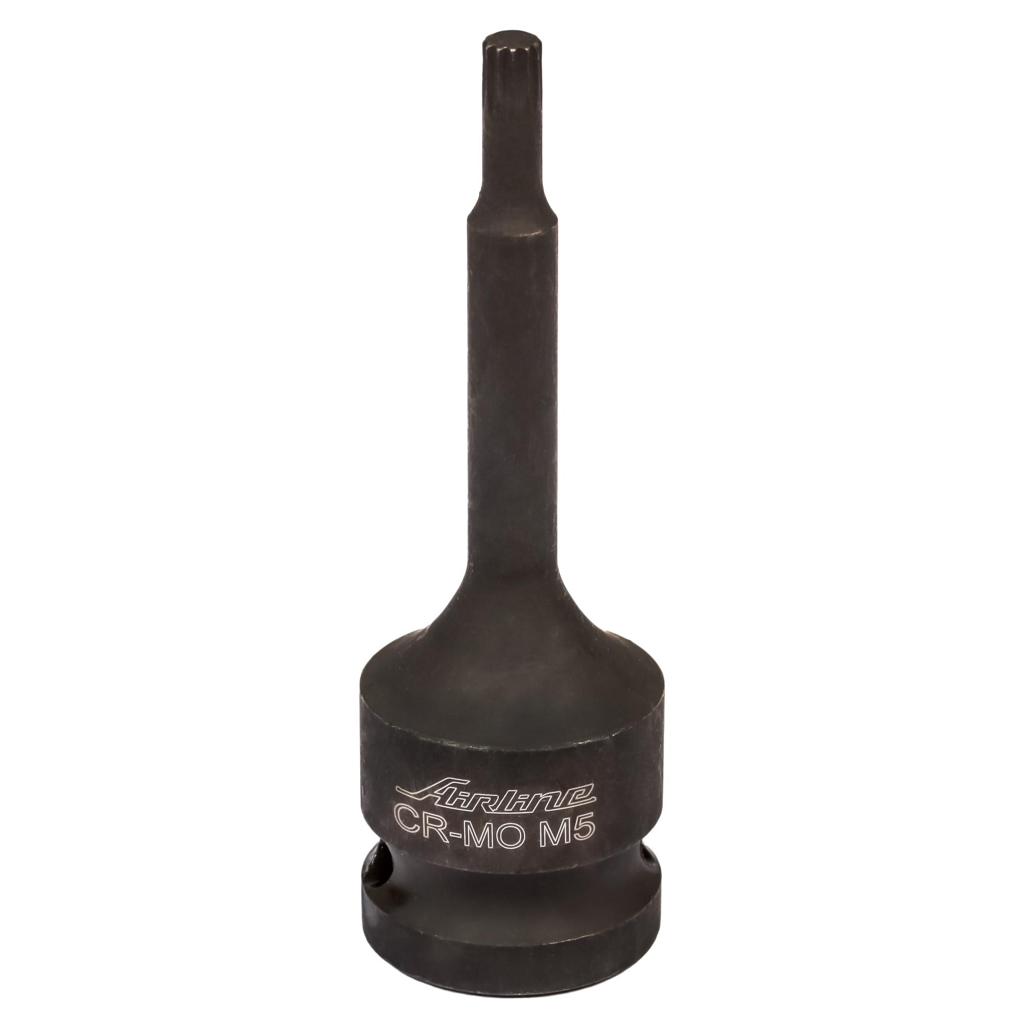 ATAS033 — Головка ударная торцевая 1/2 DR внешний SPLINE M5 (ATAS033) AIRLINE