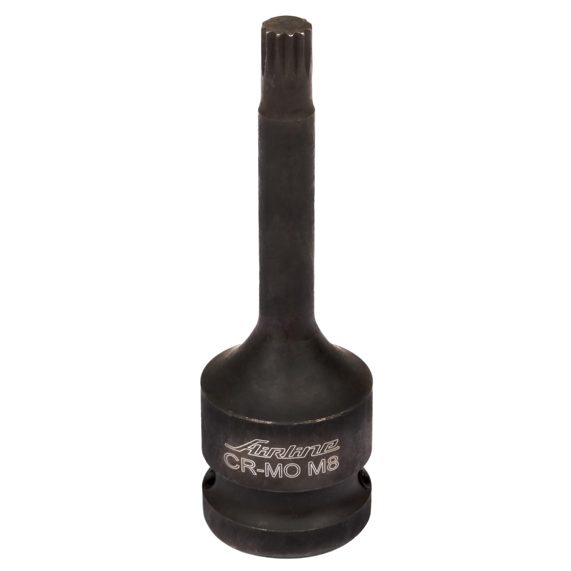 ATAS034 — Головка ударная торцевая 1/2 DR внешний SPLINE M8 (ATAS034) AIRLINE