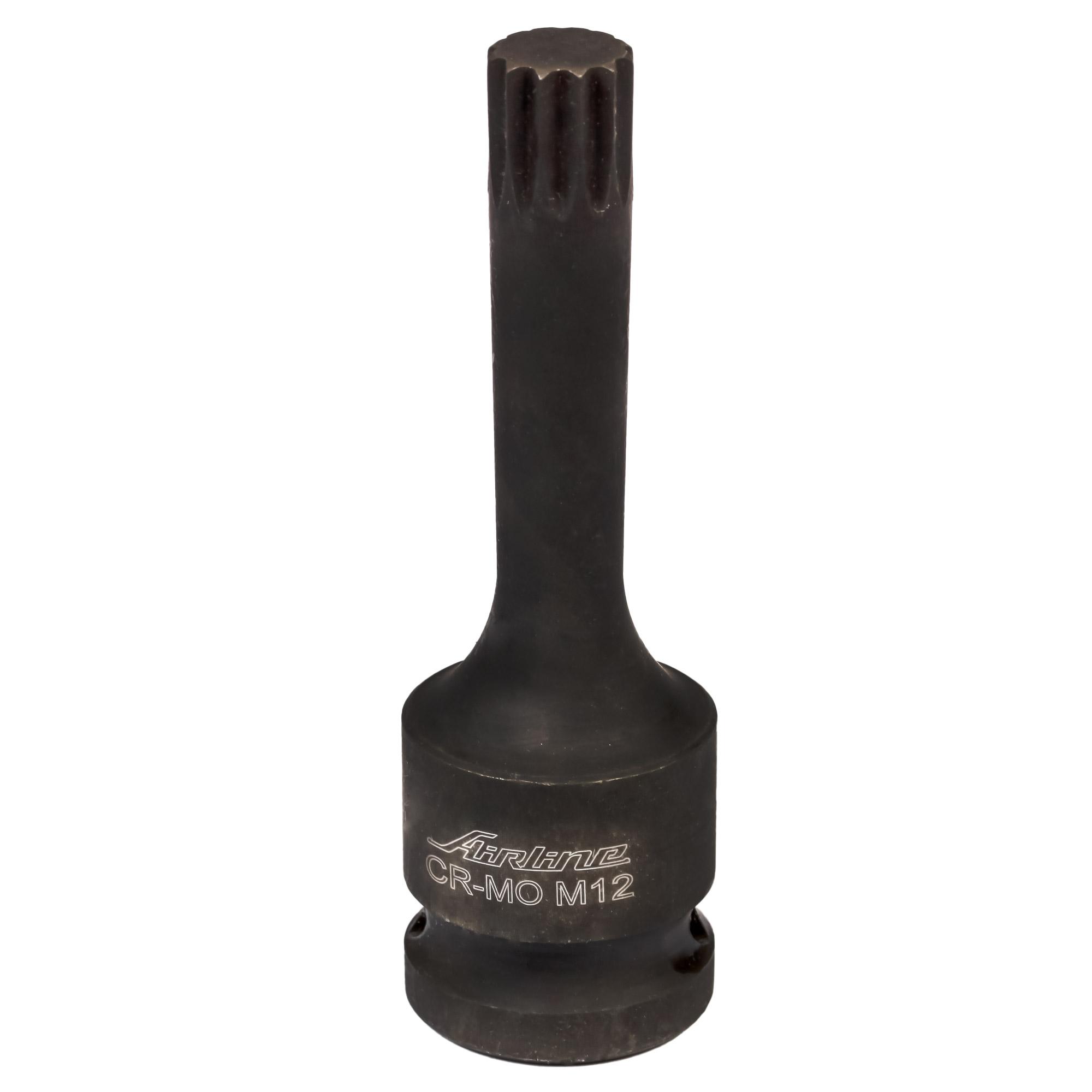 ATAS036 — Головка ударная торцевая 1/2 DR внешний SPLINE M12 (ATAS036) AIRLINE