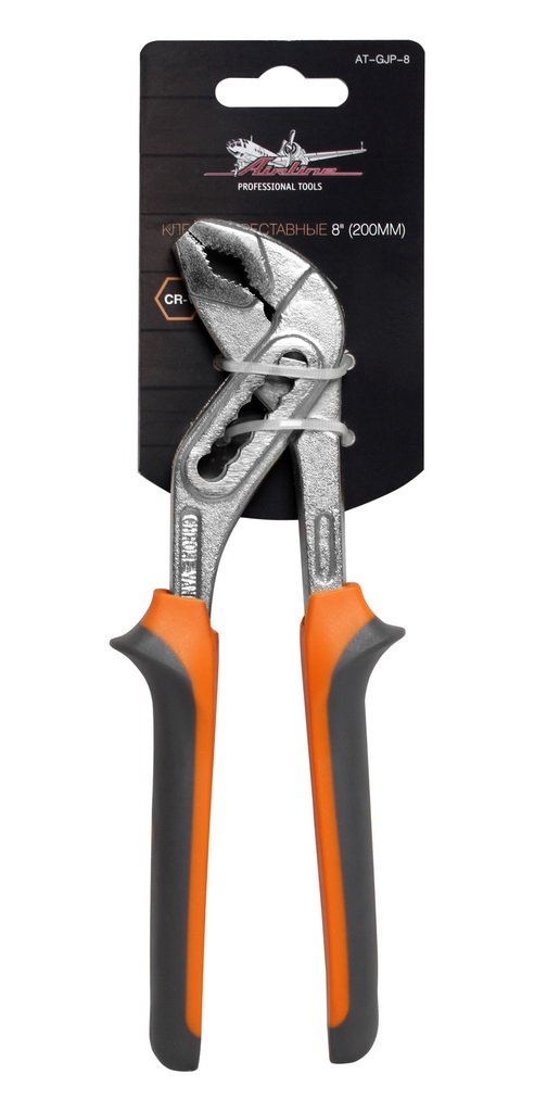 ATGJP8 — Клещи переставные трубные 8 (200мм) (AT-GJP-8) AIRLINE