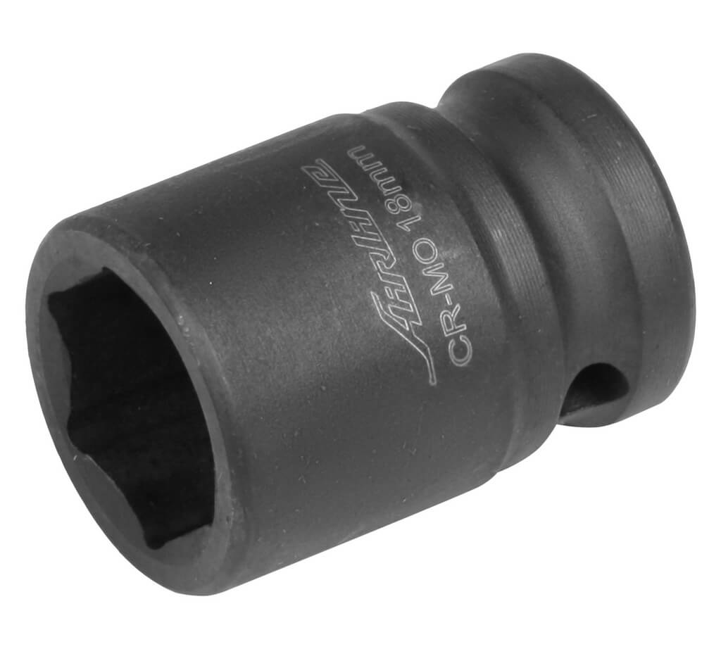 ATIS1211 — Головка ударная торцевая 1/2 DR шестигранная 18мм (AT-IS12-11) AIRLINE