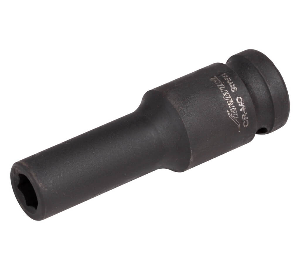 ATIS1221 — Головка ударная торцевая 1/2 DR шестигранная удлинённая 9мм (AT-IS12-21) AIRLINE