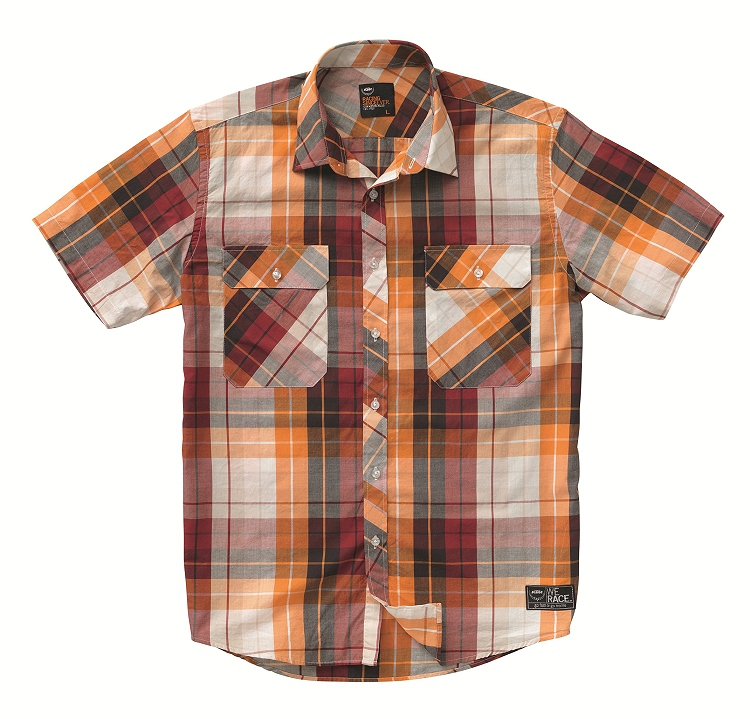 3PW13668 — РубашкаCHECKEREDSHORTSL.SHIRT KTM