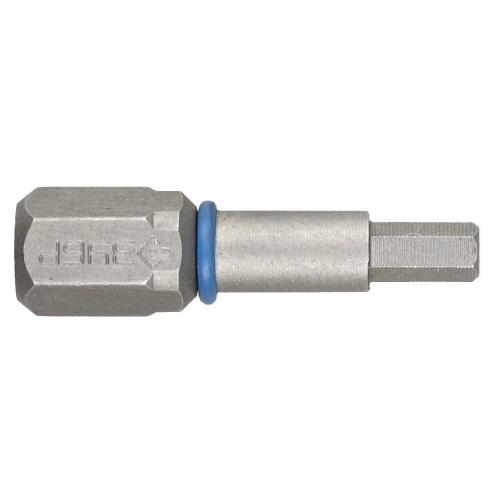 260173252 — Биты зубр эксперт торсионные кованые  обточенные  хромомолибденовая сталь  тип хвостовика C 1/4  HEX3  25мм  2шт ЗУБР