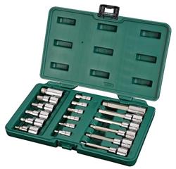 09053 — OIнабор шестигранников 1412 DR, 312мм, L=50100 мм 18 предметов SATA