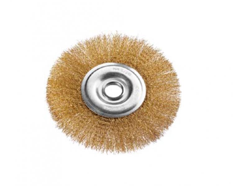 35101200 — DEXX. щетка дисковая для ушм  витая стальная латунированная проволока 0 3мм  200ммх22мм DEXX