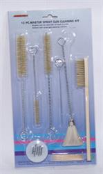 AS0026 — Набор щеток 12 пр: для чистки покрасочных пистолетов JONNESWAY