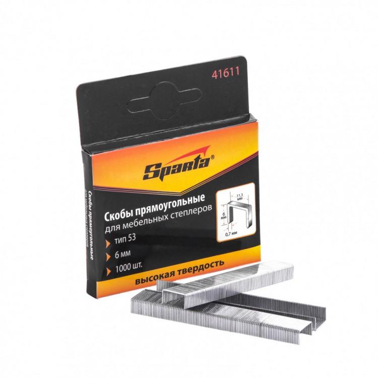 41611 — Скобы для ебельного степлера ип  SPARTA