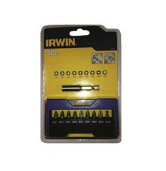 1868198 — Набор вставок IRWIN 10 предметов (4XPZ2, 4XPH2, T20 +магнитный держатель) IRWIN
