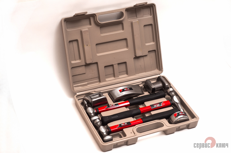 70638 — Набор рихтовочный ( 7 предметов) сервис ключ СЕРВИС КЛЮЧ