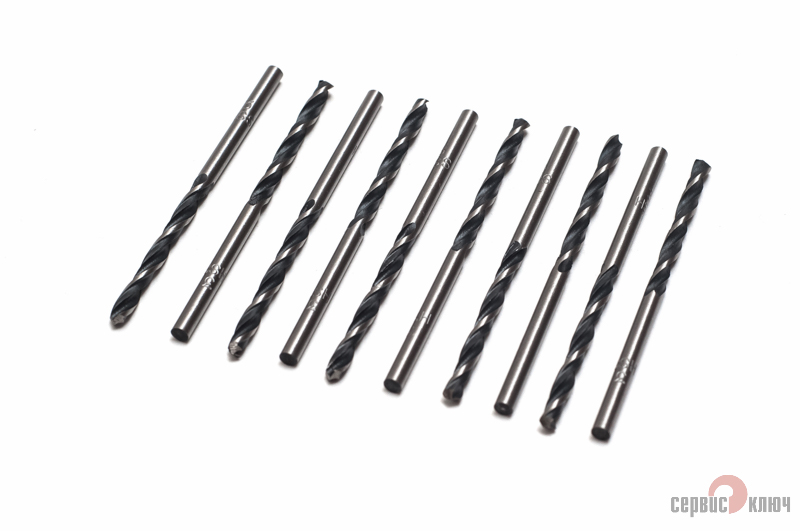72230 — Сверло по металлу 3 мм сервис ключ (10 шт) СЕРВИС КЛЮЧ