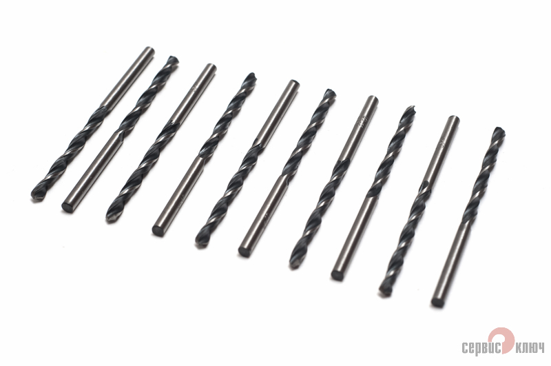 72235 — Сверло по металлу 3,5 мм сервис ключ (10 шт) СЕРВИС КЛЮЧ