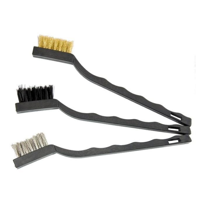 74860 — Набор щеток еталлические с пластмассовой ручкой алые MATRIX