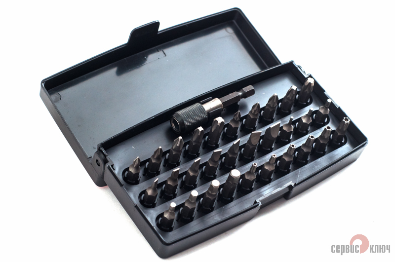 76502 — Набор бит (31 предм.) сервис ключ СЕРВИС КЛЮЧ