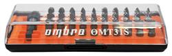 OMT31S — Набор бит универсальный 1/4 31 предмет L=25мм с магнитным держателем в пластике OMBRA