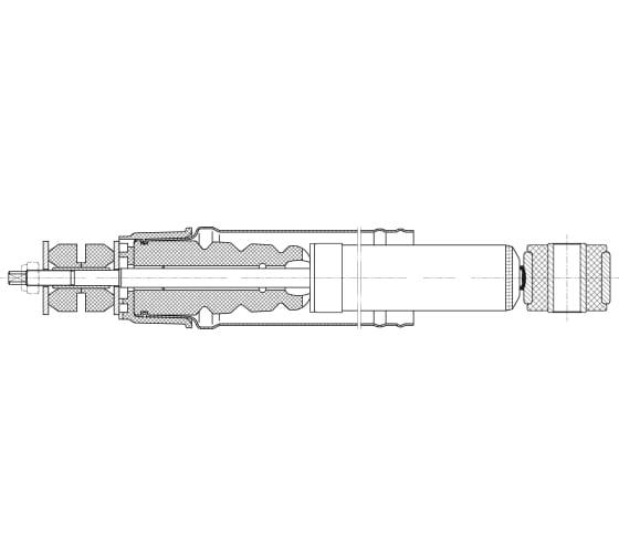 09523 — Амортизатор газомасляный (двухтрубный , сзади слева/справа , Renault ) TRIALLI