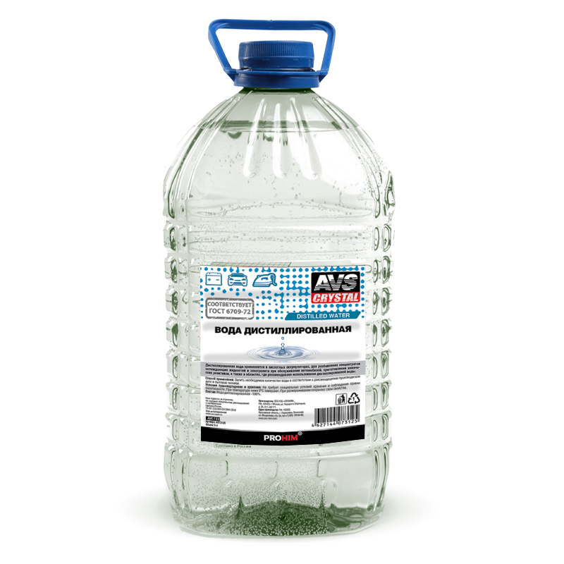 A07312S — Дистиллированная вода 5 л AVS AVK183 AVS