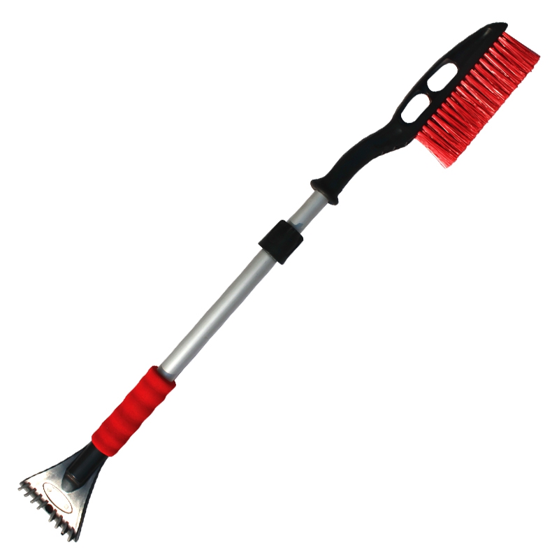 A80930S — Щетка-скребок для снега 90-120 см с распушенной щетиной и мягкой ручкой  SB-6333 XL AVS