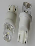 900453 — Светодиод 24V T10-01 (1LED) W5W Base:BW2,1 х9,5D конус белый 0.24W 2lm NORD YADA
